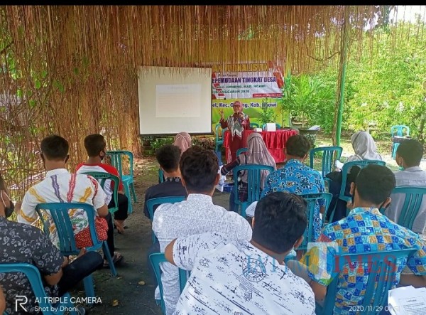 Kelurahan Dempel Kecamatan Geneng Kabupaten Ngawi gelar pelatihan dasar penulisan jurnalistik