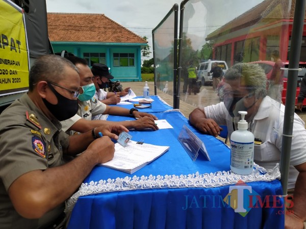 Operasi Yustisi untuk menekan Covid-19 terus dilakukan (Joko Pramono/ JatimTIMES)