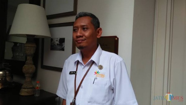 Kasi Pengembangan Ekonomi Kreatif Disporapar Kota Malang Agung H. Buana (Dokumentasi MalangTIMES).
