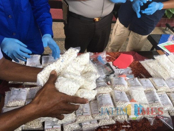 Ilustrasi barang bukti narkotika yang berhasil diamankan jajaran kepolisian Polres Malang (Foto : Dokumen MalangTIMES)