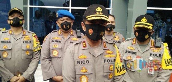 Kapolda Jatim Irjen Nico Afinta saat ditemui usai memberikan arahan di Polresta Malang Kota (Anggara Sudiongko/ MalangTIMES)