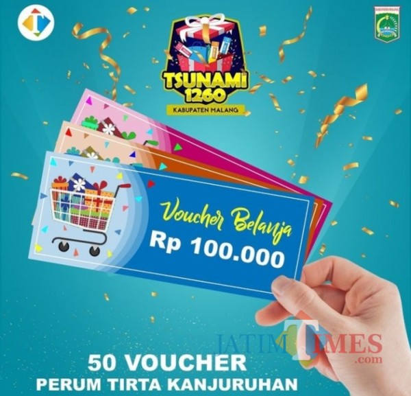 Ilustrasi voucher Perumda Tirta Kanjuruhan (doc MalangTIMES)