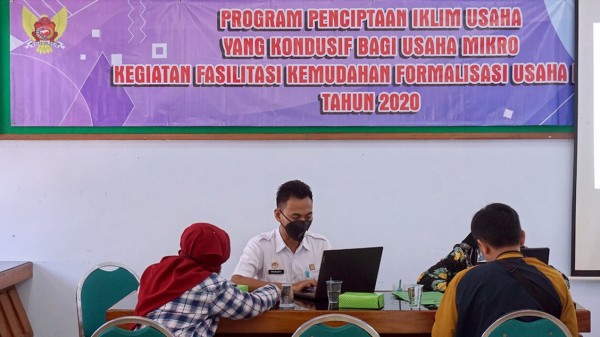20 IKM (Industri Kecil Mikro) di Kota Kediri mendapatkan fasilitas pengurusan HaKI (Hak atas Kekayaan Inteletual). (Foto: Ist)
