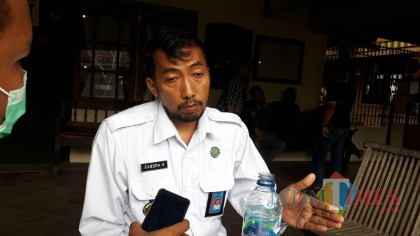 Kepala BNN Kabupaten Malang, Letkol Laut PM Candra Hermawan saat ditemui awak media di sela-sela acara di Kepanjen, Senin (14/12/2020). (Foto: Dok. JatimTimes)