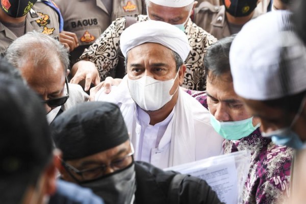 Rizieq Shihab (Foto: Kompas.com)