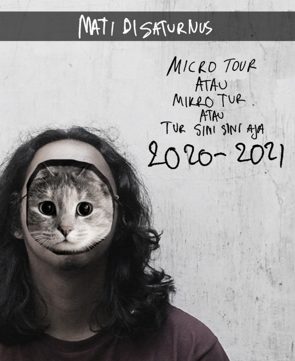 Poster serangkaian micro tour dari solois asal Malang, Aril. (Foto: Dok. Aril)