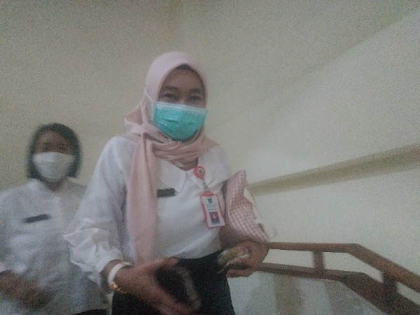 Dinkes Kota Batu, Kartika Trisulandari saat ditemui di lantai 5 Balai Kota Batu, Rabu (6/1/2021)