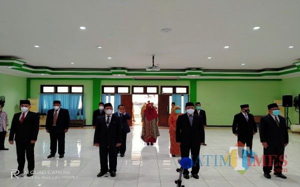 11 pengurus DPKM yang dikukuhkan oleh Wali Kota Malang hari ini (Anggara Sudiongko/MalangTIMES)