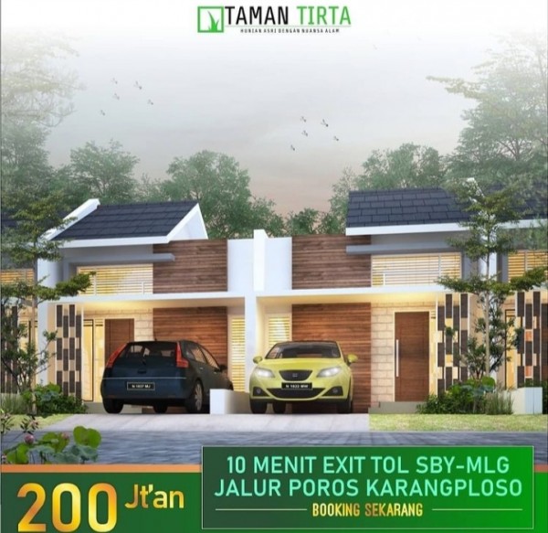 Rumah hunian di Taman Tirta, rumah asri menyatu dengan alam hanya Rp 200 juta-an (Ist)