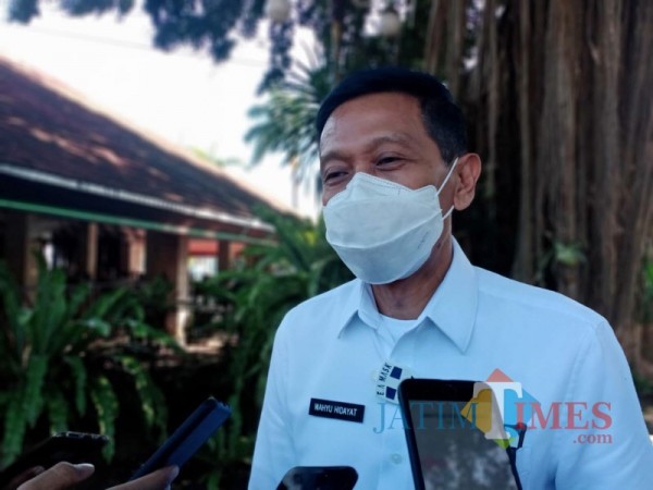 Sekda Kabupaten Malang, Wahyu Hidayat saat menjelaskan kriteria penerima vaksin Covid-19 (Foto : Dokumen MalangTIMES)