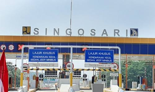 Exit tol Singosari Malang (foto dok MalangTIMES)