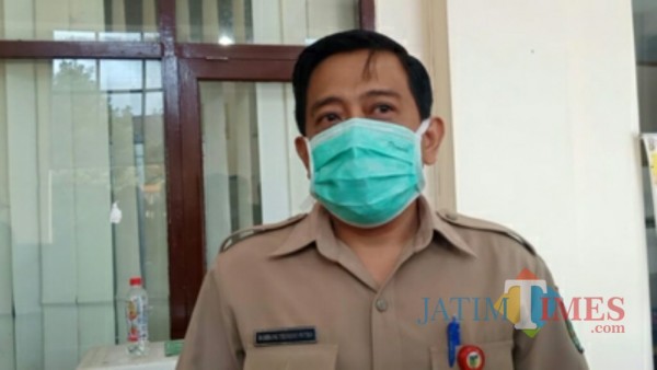 Bambang Triono Putro selaku Pelaksana Tugas (Plt) Dinas Kesehatan Kabupaten Kediri.(eko arif s/Jatimtimes)