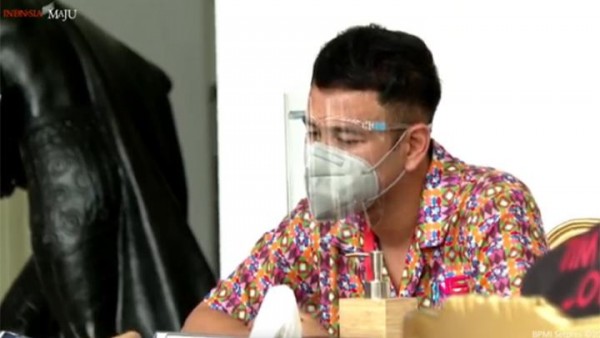 Raffi Ahmad (Foto: YouTube Sekretariat Presiden)