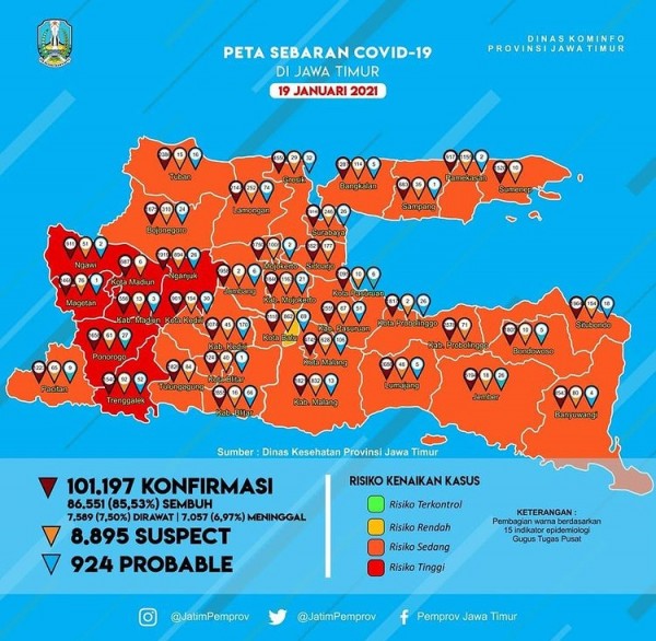 Ppkm Jawa Timur Terbaru : PPKM Darurat Ganti Nama Jadi PPKM Level 4