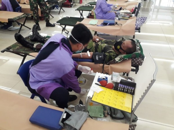 IKegiatan donor darah. (Foto: Istimewa)