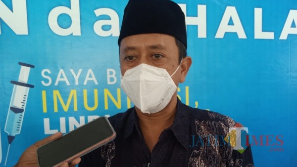 Ketua PCNU Kota Kediri KH. Abdullah Abu Bakar Abdul Jalil atau yang akrab disapa Gus Ab. (Foto: Bams Setioko/JatimTIMES)