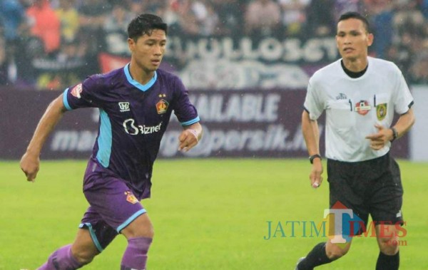 Persik Kediri saat bertanding di Stadion Brawijaya. (ist)
