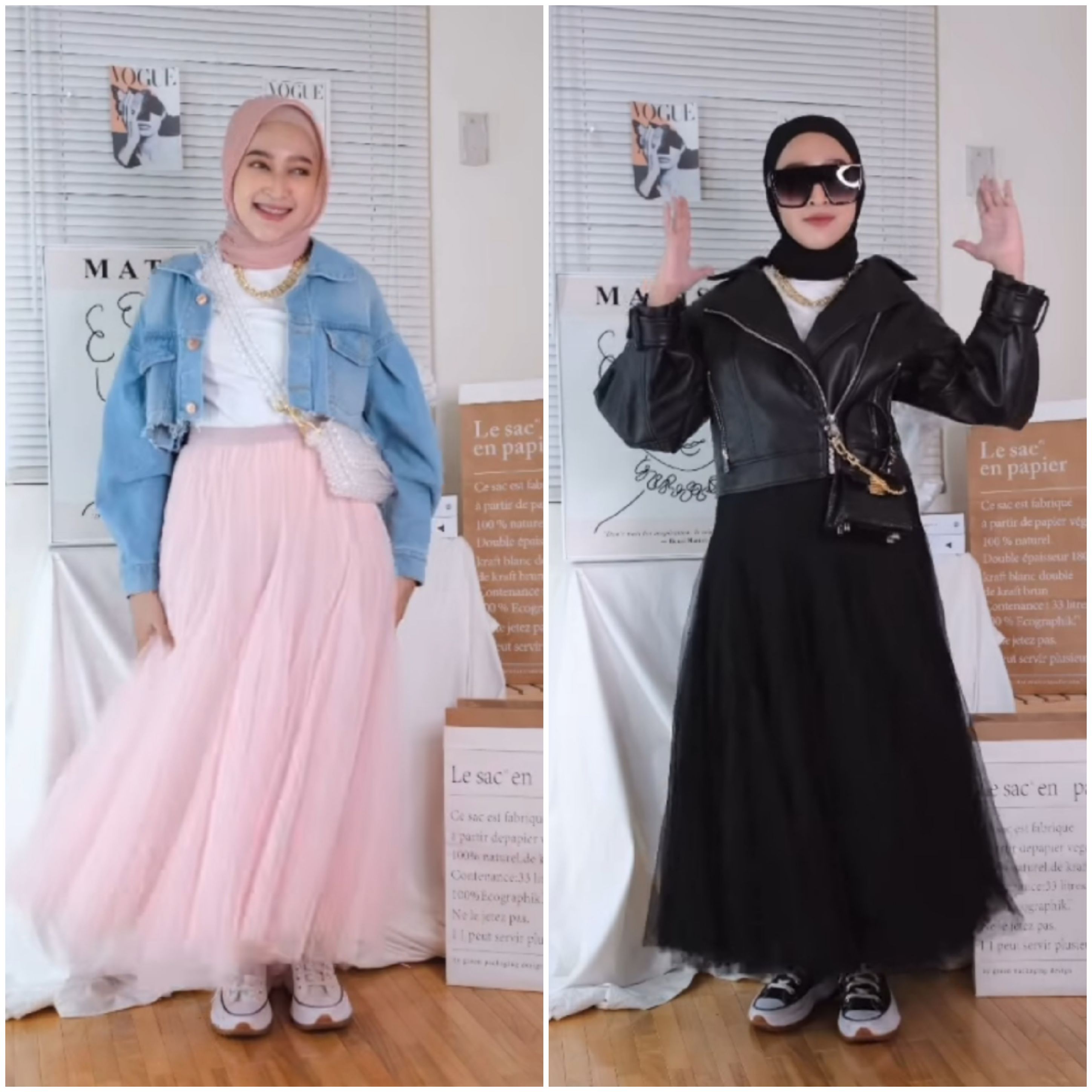 style rok tutu hijab