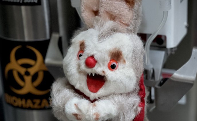 Boneka kelinci buruk rupa