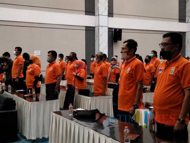 Warga Kecamatan Pagak yang menjadi peserta sosialisasi.(Foto:Riski Wijaya/MalangTIMES).