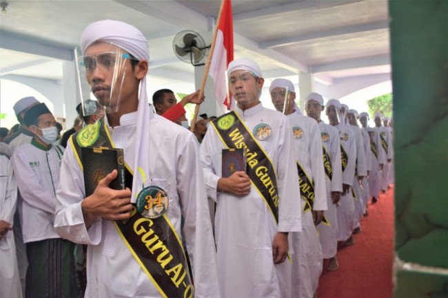 Santri Ponpes At-Taubah Lapas Kelas I Malang. 