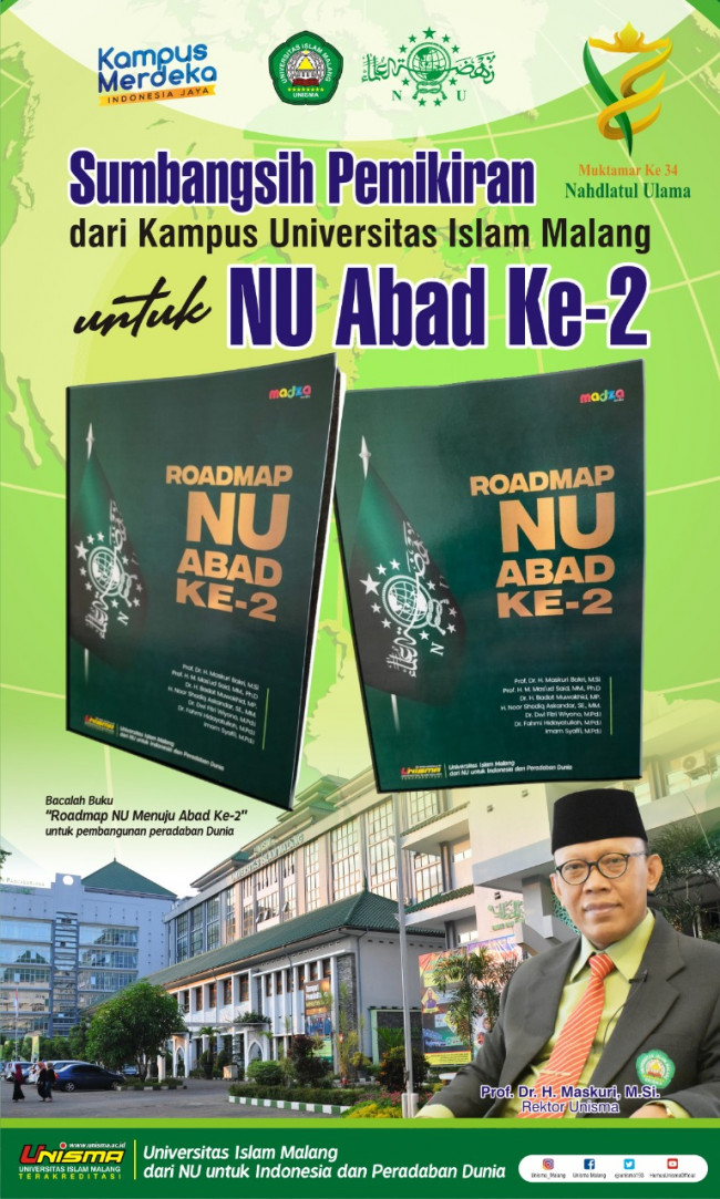 Poster Buku Roadmap NU Abad ke-2.