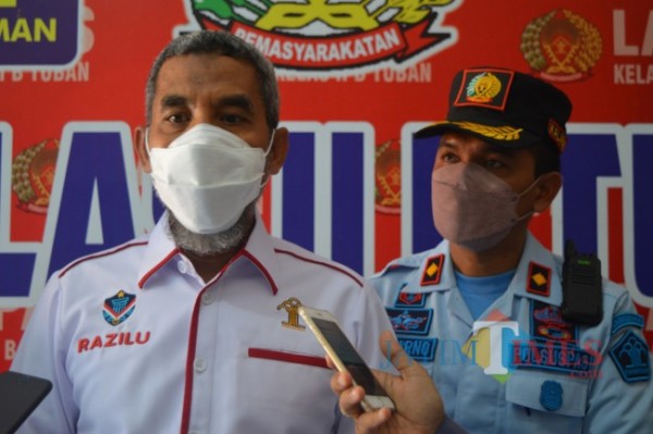 Irjen Kemenkumham Razilu Datangi Lapas Tuban, Sempat Tinjau Dapur