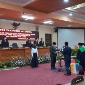 Dewan Hasil PAW Resmi Dilantik, Ketua DPC PKB: Harus Bisa Awasi, Layani, serta Perjuangkan Aspirasi Masyarakat 