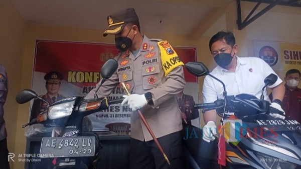 Polres Ngawi Catat Kriminalitas Menurun di 2021, Kasus Tertinggi Pencurian dan Pemberatan