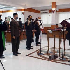 Lantik 161 Pejabat Fungsional, Wali Kota Blitar Ajak ASN Kuasai Teknologi