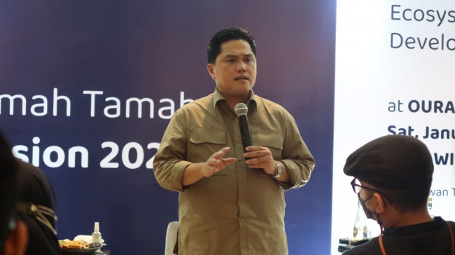 Menteri BUMN RI Erick Thohir.