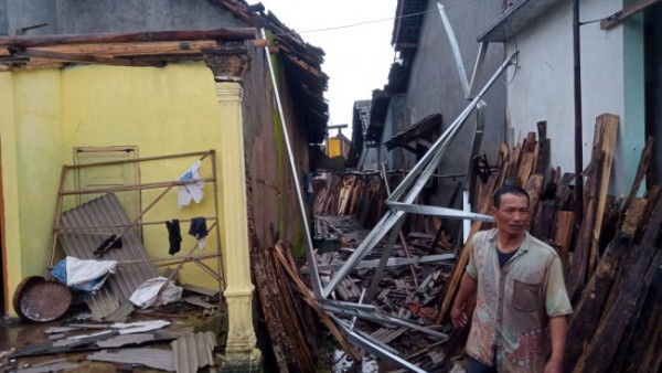 Angin Kencang Terjang Jabung, 67 Rumah Rusak