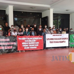 Pengadaan Wastafel 2020 Belum Terbayar, Puluhan Rekanan Datangi Pemkab Jember