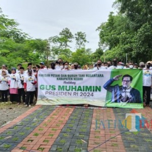 Barisan Petani dan Buruh Tani Se-Kabupaten Kediri Gelar Deklarasi Dukung Cak Imin Jadi Capres 2024