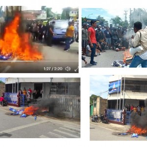 Heboh Foto AHY Dibakar Massa di Kupang, Demokrat Murka