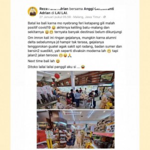 Viral Pelancong Positif Covid-19 Malah Belanja di Supermarket Kota Malang, Polisi Buru Pengunggah Konten