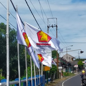 Puluhan Bendera Partai Gerindra Dirusak, Polres Blitar Lakukan Pendalaman