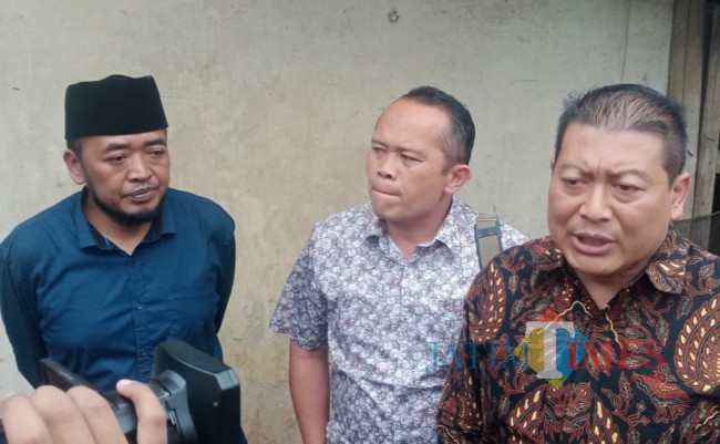 Wabup Malang Didik Gatot Subroto bersama Wakil Ketua DPRD Kabupaten Malang Sodiqul Amin