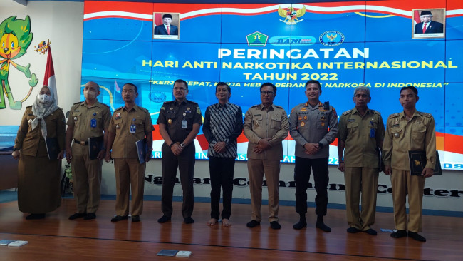 Bersama Camat.