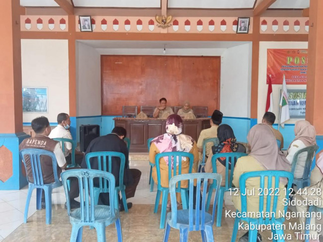 Kepala Bapenda Kabupaten Malang, Made Arya Wedantara saat memberikan arahan.(Foto: Istimewa).