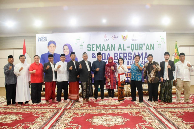  Doa Bersama Antar Umat Beragama, bertempat di Balai Kota Kediri, Selasa (26/7). (Foto: Dok. Istimewa)