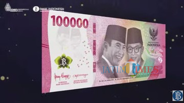 Penampakan uang baru