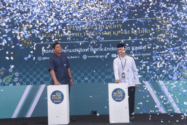 Opening Ceremony Road to FESyar KPwBI Kediri. Foto : (Regional Jawa diselenggarakan secara hybrid pada tanggal 27 September 2021 â€“ 2 Oktober 2021. Foto: (Dok. Istimewa)