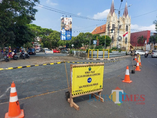 Kawasan Tugu Chairil Anwar Kota Malang.