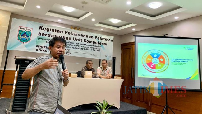 Suasana pembukaan pelatihan bakery di Aston Inn Kota Batu, Sabtu (10/9/2022). (Foto: Irsya Richa/MalangTIMES)