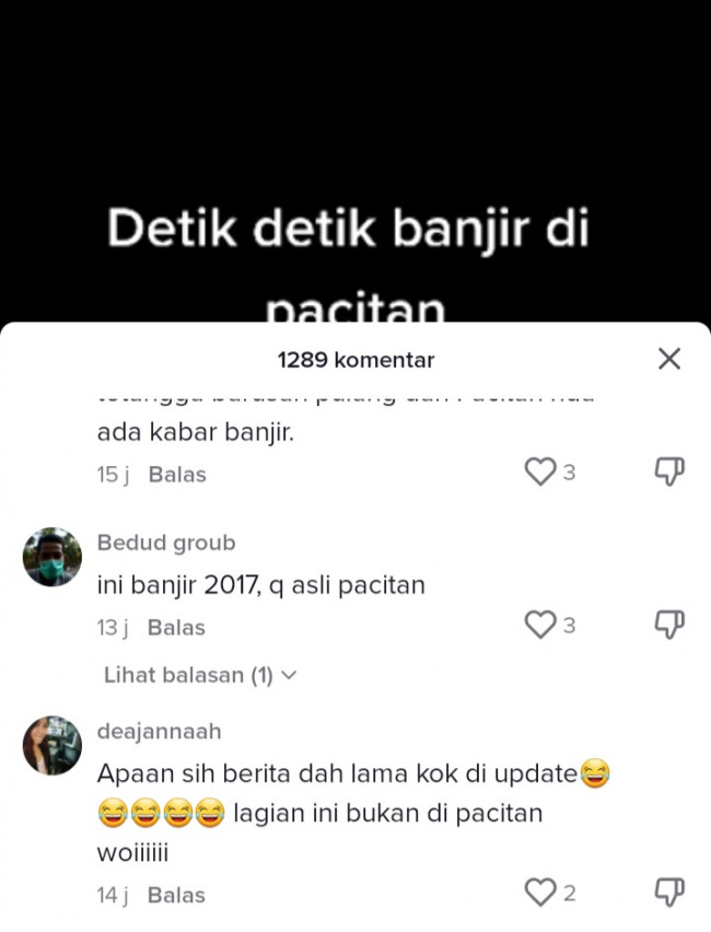 Komentar warga lokal