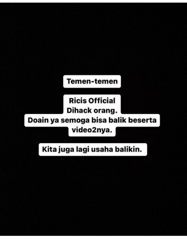Unggahan Ricis