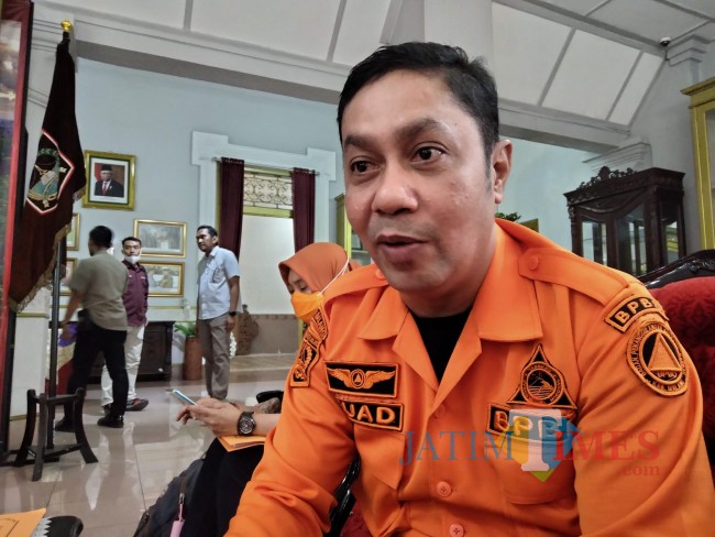 Kalaksa BPBD Kabupaten Malang, Nur Fuad Fauzi.(Foto: Riski Wijaya/MalangTIMES).