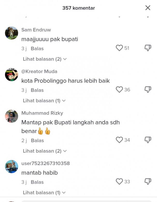 Komentar netizen 