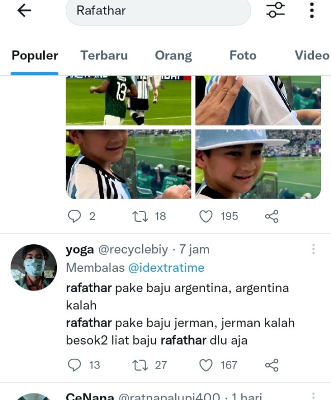 Cuitan Warganet di Twitter